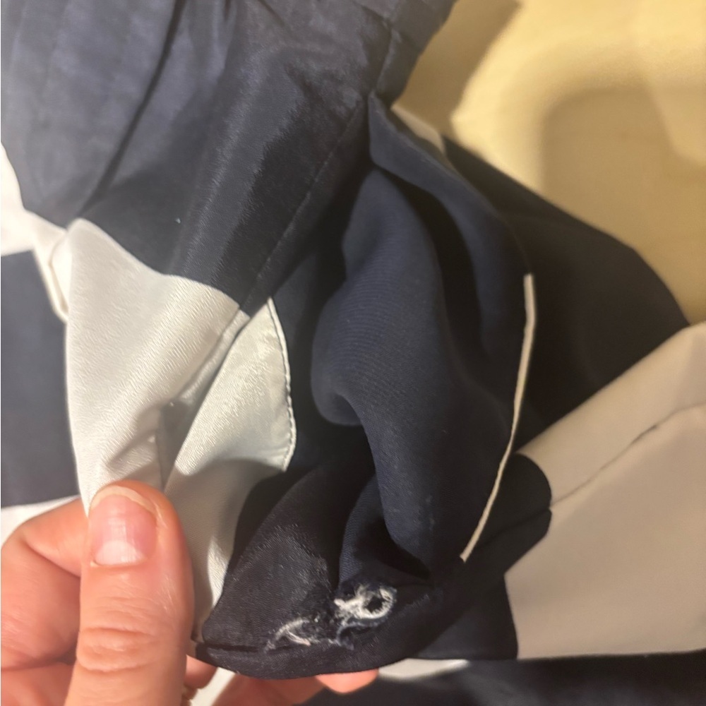 J. Crew White and Blue Skirt (US 2) - Picture 10 of 12